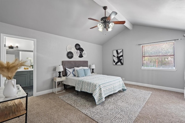 1707 Creek Bend Cir, Round Rock, TX 78681 - bedroom featuring carpet flooring, ensuite bath, and ceiling fan