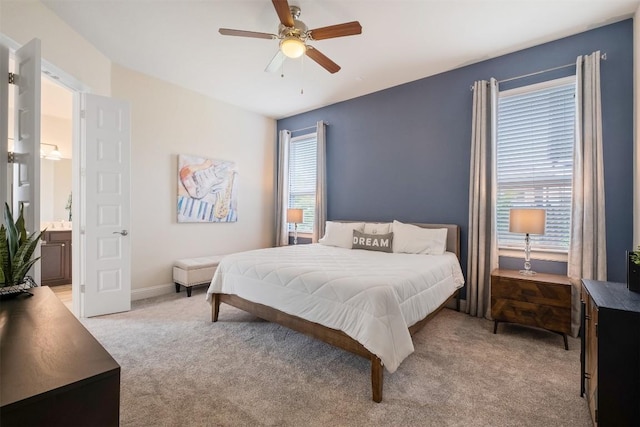 6708 Leonardo Dr, Round Rock, TX 78665 - bedroom featuring carpet flooring and ceiling fan