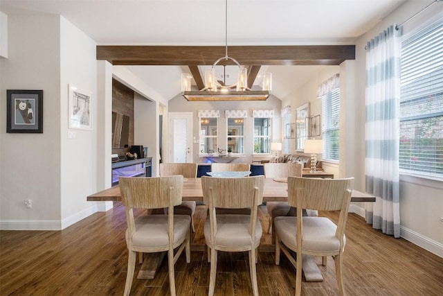 6708 Leonardo Dr, Round Rock, TX 78665 - dining room with wood finished floors and a chandelier
