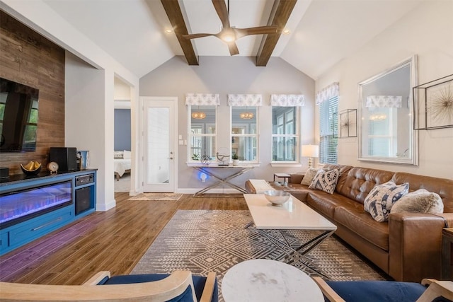 6708 Leonardo Dr, Round Rock, TX 78665 - living room with wood finished floors and ceiling fan