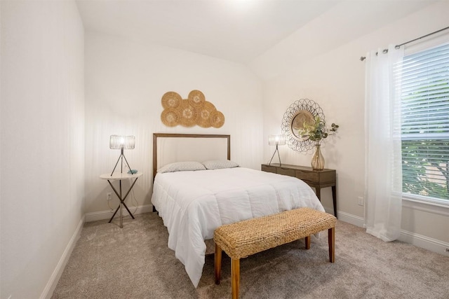 6708 Leonardo Dr, Round Rock, TX 78665 - bedroom with carpet floors and lofted ceiling