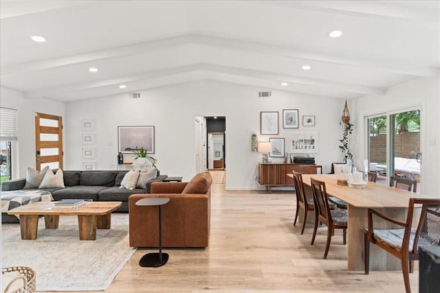 1907 Parkside Ln, Austin, TX 78745 - living room with light wood finished floors and recessed lighting