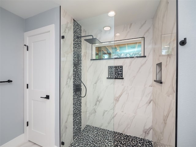 3013 Clark Ave, Lago Vista, TX 78645 - full bath with a marble finish shower