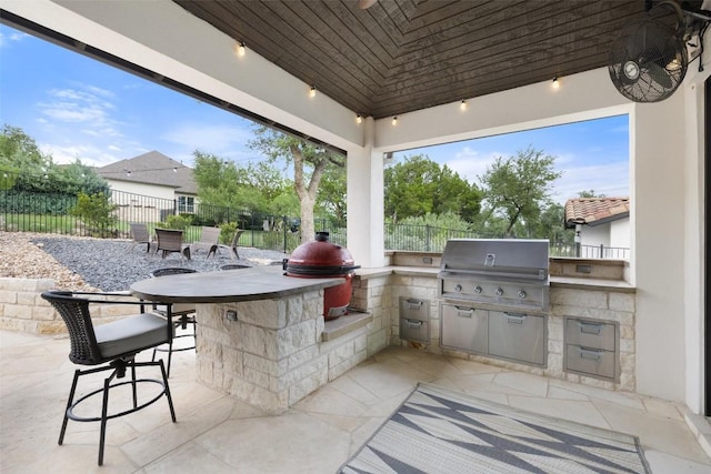 209 Ringtail Stream Dr, Lakeway, TX 78738 - view of patio / terrace with an outdoor kitchen