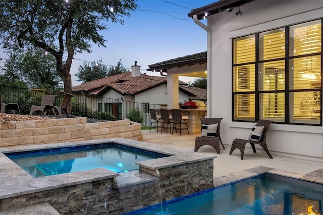 209 Ringtail Stream Dr, Lakeway, TX 78738 - view of pool with a fenced backyard and a patio area
