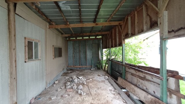18016 Morrow St, Elgin, TX 78621 - view of patio / terrace with an exterior structure and an outbuilding