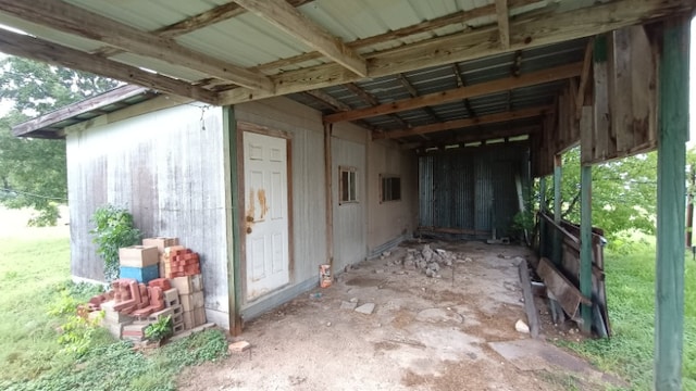 18016 Morrow St, Elgin, TX 78621 - view of patio with an outdoor structure and an exterior structure