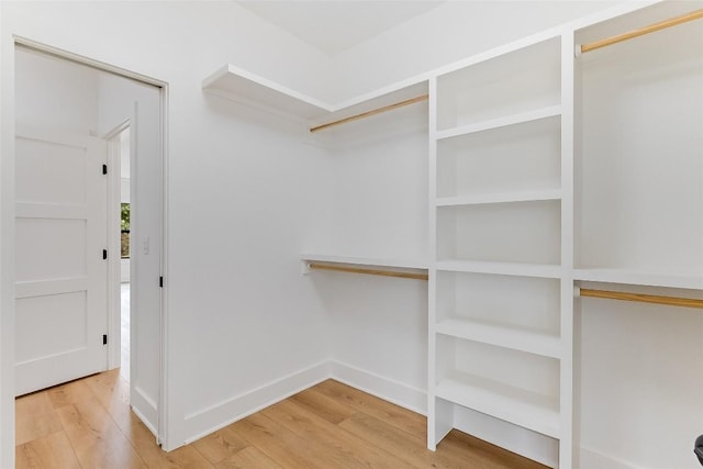837 Birch Ln, Cottonwood Shores, TX 78657 - walk in closet featuring wood finished floors