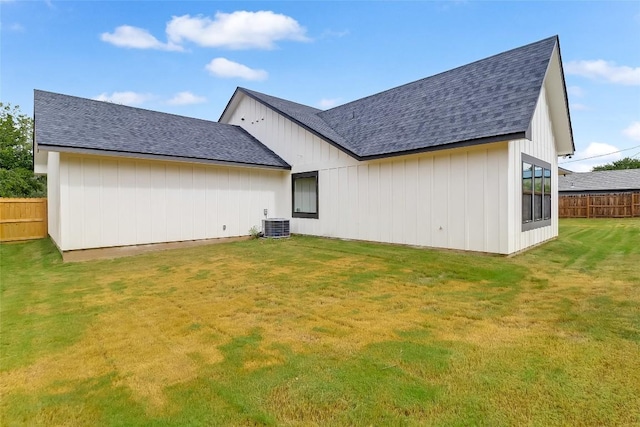 837 Birch Ln, Cottonwood Shores, TX 78657 - back of house featuring roof with shingles