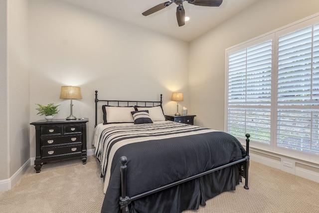 117 N Whitley Dr, Austin, TX 78738 - carpeted bedroom featuring ceiling fan and baseboards