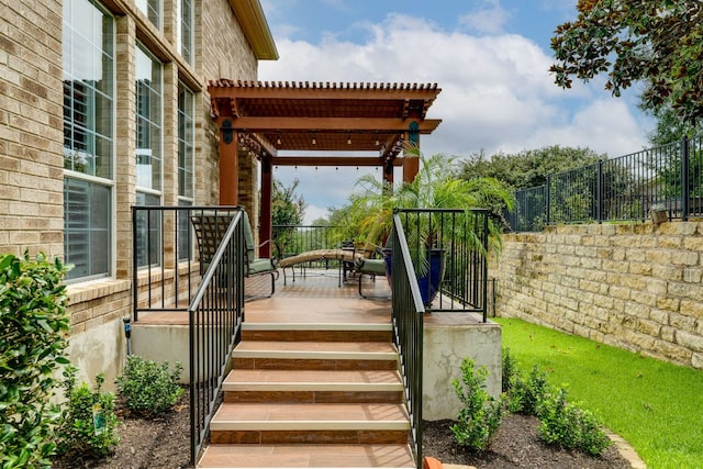 117 N Whitley Dr, Austin, TX 78738 - view of wooden terrace