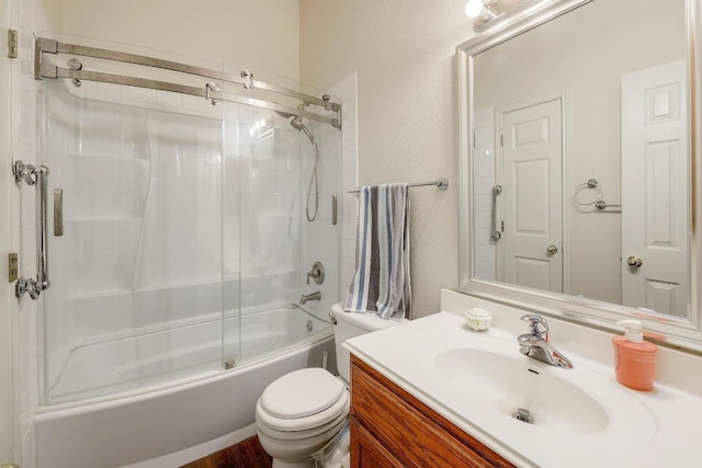 210 Buoy Cir, Georgetown, TX 78633 - bathroom with vanity and combined bath / shower with glass door