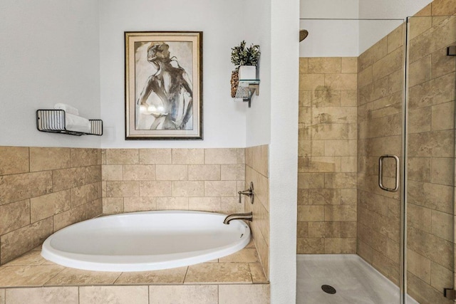 2520 Bluebonnet Ln Unit 48, Austin, TX 78704 - full bathroom with a shower stall and a garden tub