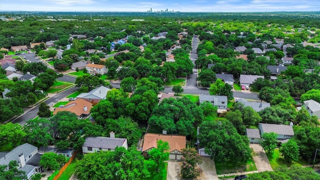 1305 Doonesbury Dr, Austin, TX 78758 - aerial overview of property's location with nearby suburban area