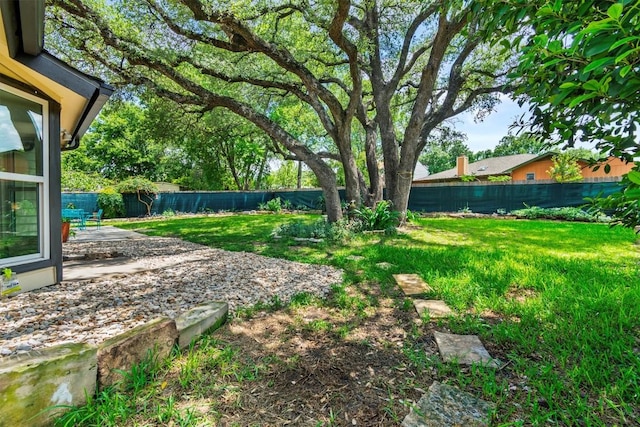1305 Doonesbury Dr, Austin, TX 78758 - fenced backyard with a patio area