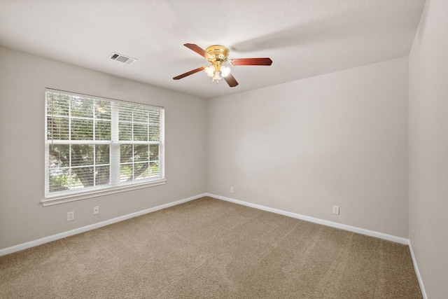 2732 Cascade Falls Dr, Austin, TX 78738 - spare room featuring carpet floors and a ceiling fan