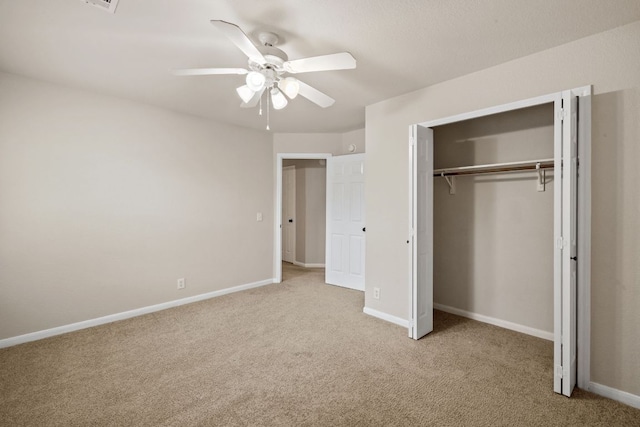 2732 Cascade Falls Dr, Austin, TX 78738 - unfurnished bedroom with carpet floors, a closet, and ceiling fan
