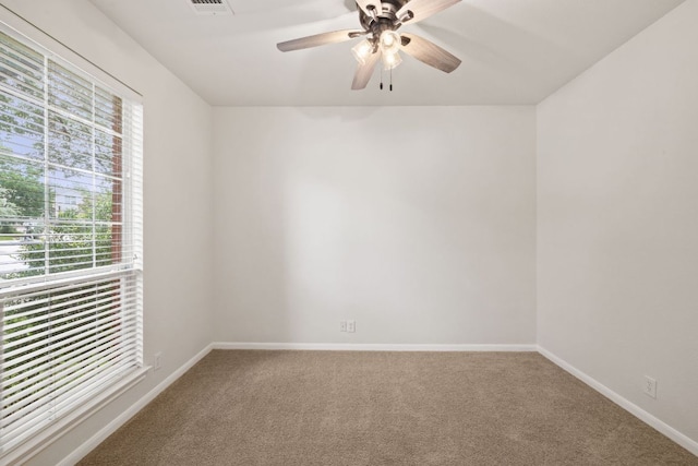 2732 Cascade Falls Dr, Austin, TX 78738 - carpeted spare room with plenty of natural light and ceiling fan