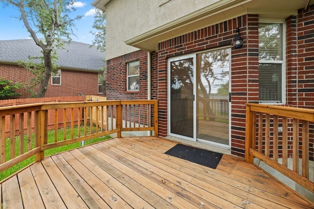2732 Cascade Falls Dr, Austin, TX 78738 - view of wooden deck