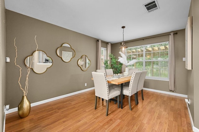 8305 Hillrock Dr, Round Rock, TX 78681 - dining space with light wood-style floors and plenty of natural light