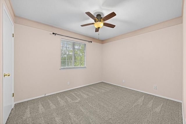 8305 Hillrock Dr, Round Rock, TX 78681 - unfurnished room featuring carpet flooring and a ceiling fan