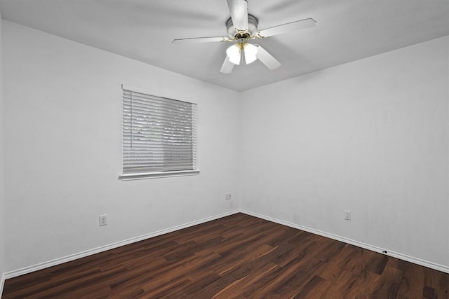 2012 Charlotte Way, Round Rock, TX 78664 - unfurnished room featuring wood finished floors and ceiling fan