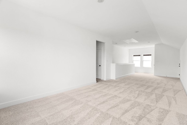 352 Moonlit Stream Pass, Dripping Springs, TX 78620 - unfurnished room with carpet floors and lofted ceiling