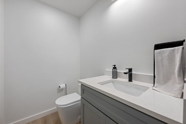 1101 Floradale Dr, Austin, TX 78753 - bathroom with vanity and wood finished floors