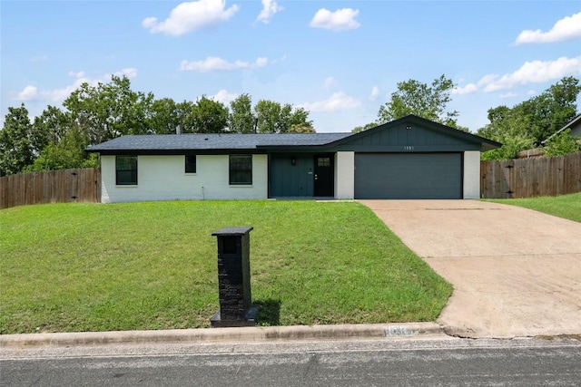 1101 Floradale Dr, Austin, TX 78753 - ranch-style home with concrete driveway and a garage