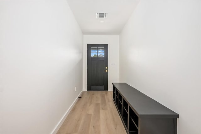 1101 Floradale Dr, Austin, TX 78753 - entryway with light wood-type flooring and baseboards