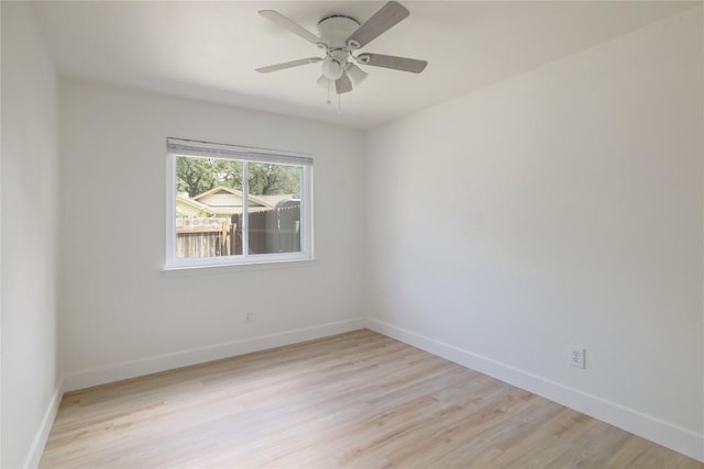 2502 W Messick Loop, Round Rock, TX 78681 - unfurnished room with light wood-style flooring and a ceiling fan