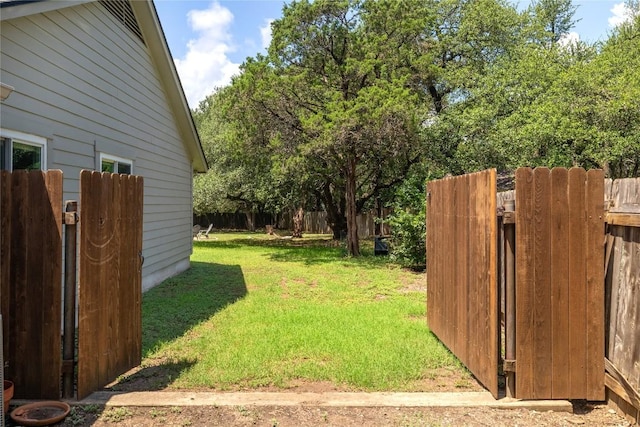 2502 W Messick Loop, Round Rock, TX 78681 - view of yard with a gate