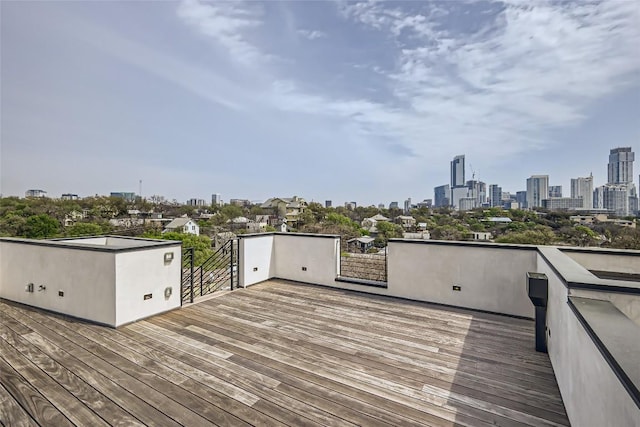 1315 W 9th St Unit B, Austin, TX 78703 - deck with a skyline view