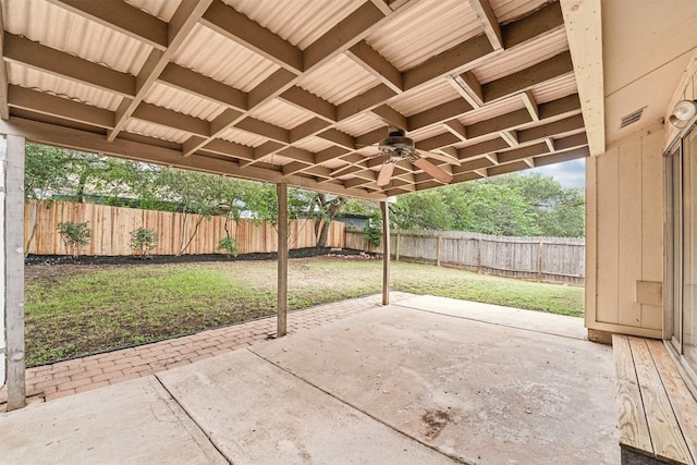 12404 Wycliff Ln, Austin, TX 78727 - fenced backyard featuring a patio