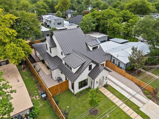 1703 Madison, Austin, TX 78757 - aerial perspective of suburban area