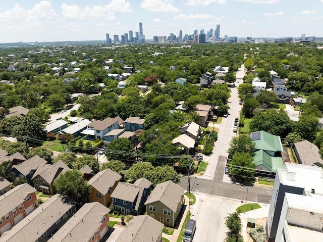 1601 Miriam Ave Unit 100, Austin, TX 78702 - aerial perspective of suburban area featuring skyline