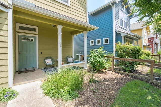 1601 Miriam Ave Unit 100, Austin, TX 78702 - property entrance with covered porch