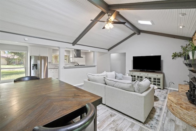 510 Heather Dr, Round Rock, TX 78664 - living room with ceiling fan and light wood-style floors