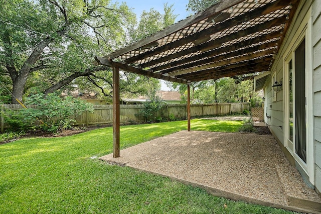 4009 Cordova Dr, Austin, TX 78759 - fenced backyard featuring a pergola and a patio