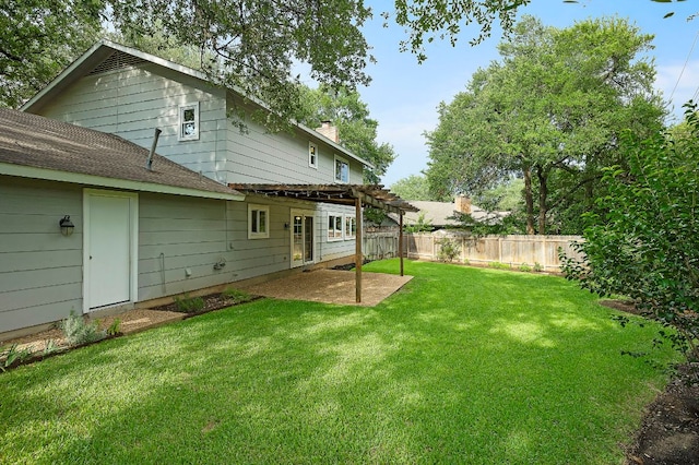 4009 Cordova Dr, Austin, TX 78759 - fenced backyard featuring a pergola and a patio