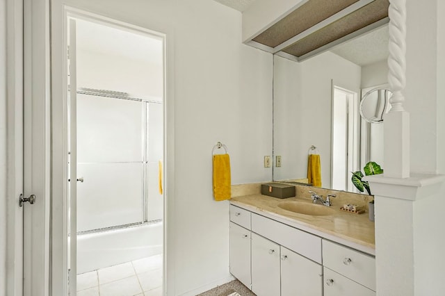 4009 Cordova Dr, Austin, TX 78759 - full bath featuring vanity and shower / bath combination with glass door