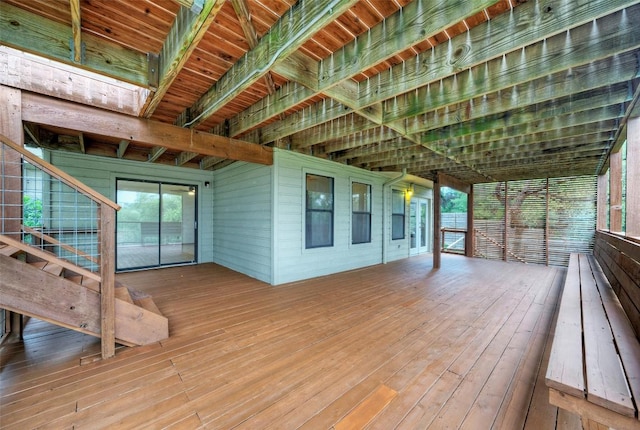 6605 Ladera Norte, Austin, TX 78731 - view of wooden deck