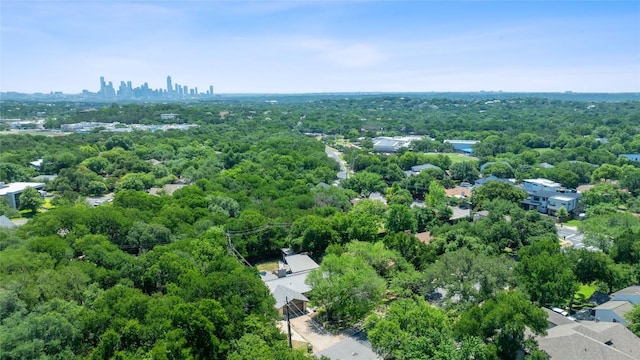 1407 Spring Gdn, Austin, TX 78746 - aerial view of a heavily wooded area
