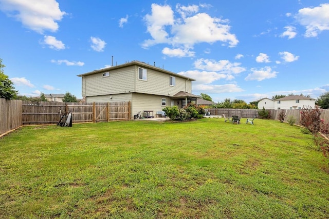 120 Hawkins Ct, Hutto, TX 78634 - back of property with a fenced backyard