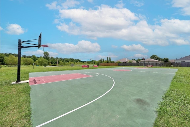 120 Hawkins Ct, Hutto, TX 78634 - view of basketball court featuring community basketball court