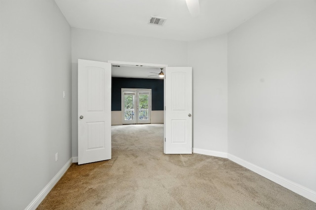 6116 Whipple Way, Austin, TX 78745 - carpeted spare room with a ceiling fan and baseboards