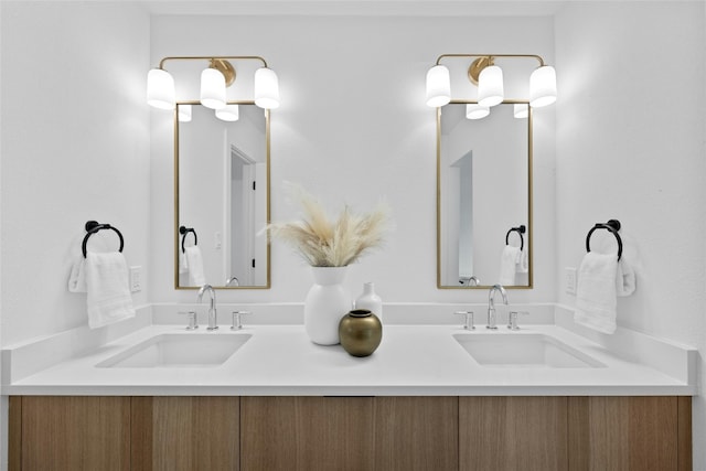 6721 Lost Vly, Austin, TX 78745 - full bath with double vanity