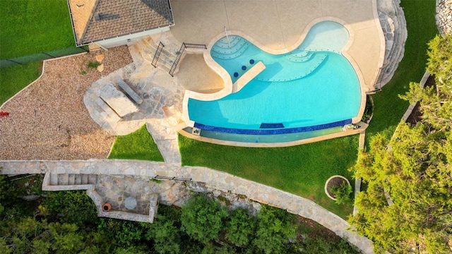 1500 El Cielo, Leander, TX 78641 - bird's eye view of a pool