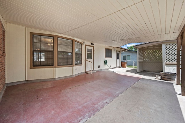 11705 Oak Trl, Austin, TX 78753 - view of patio / terrace featuring an attached carport