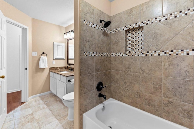 13121 Armaga Springs Rd, Austin, TX 78727 - bathroom with vanity and  shower combination
